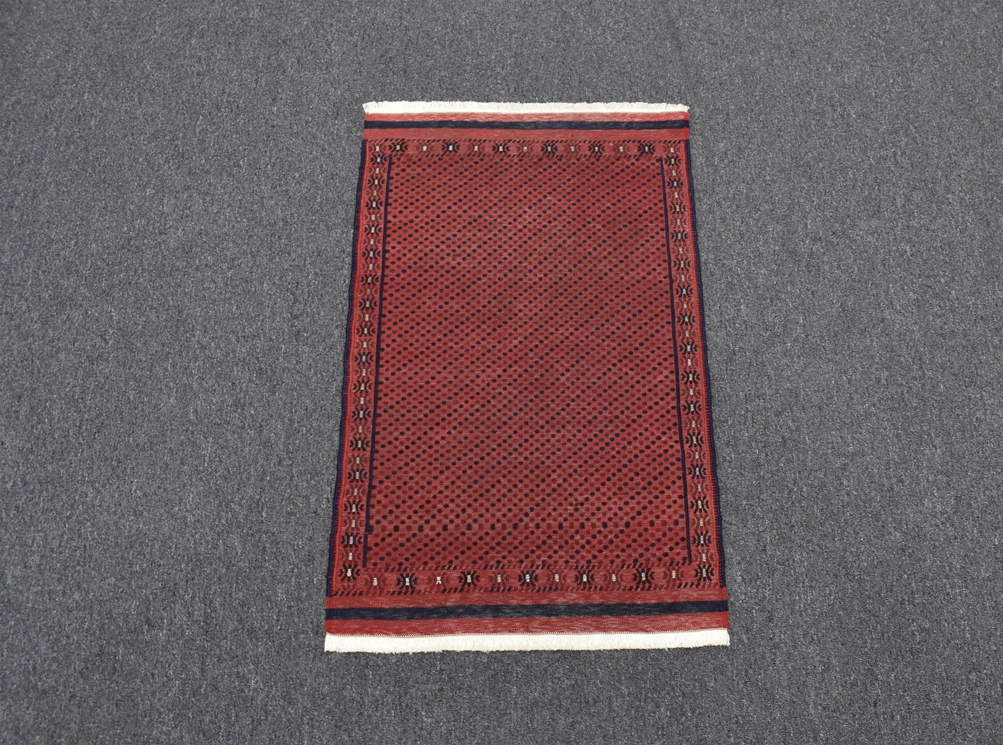 El Dokuma Kırmızı Başyapıt İnce İran Acem Yün Kilim 5342