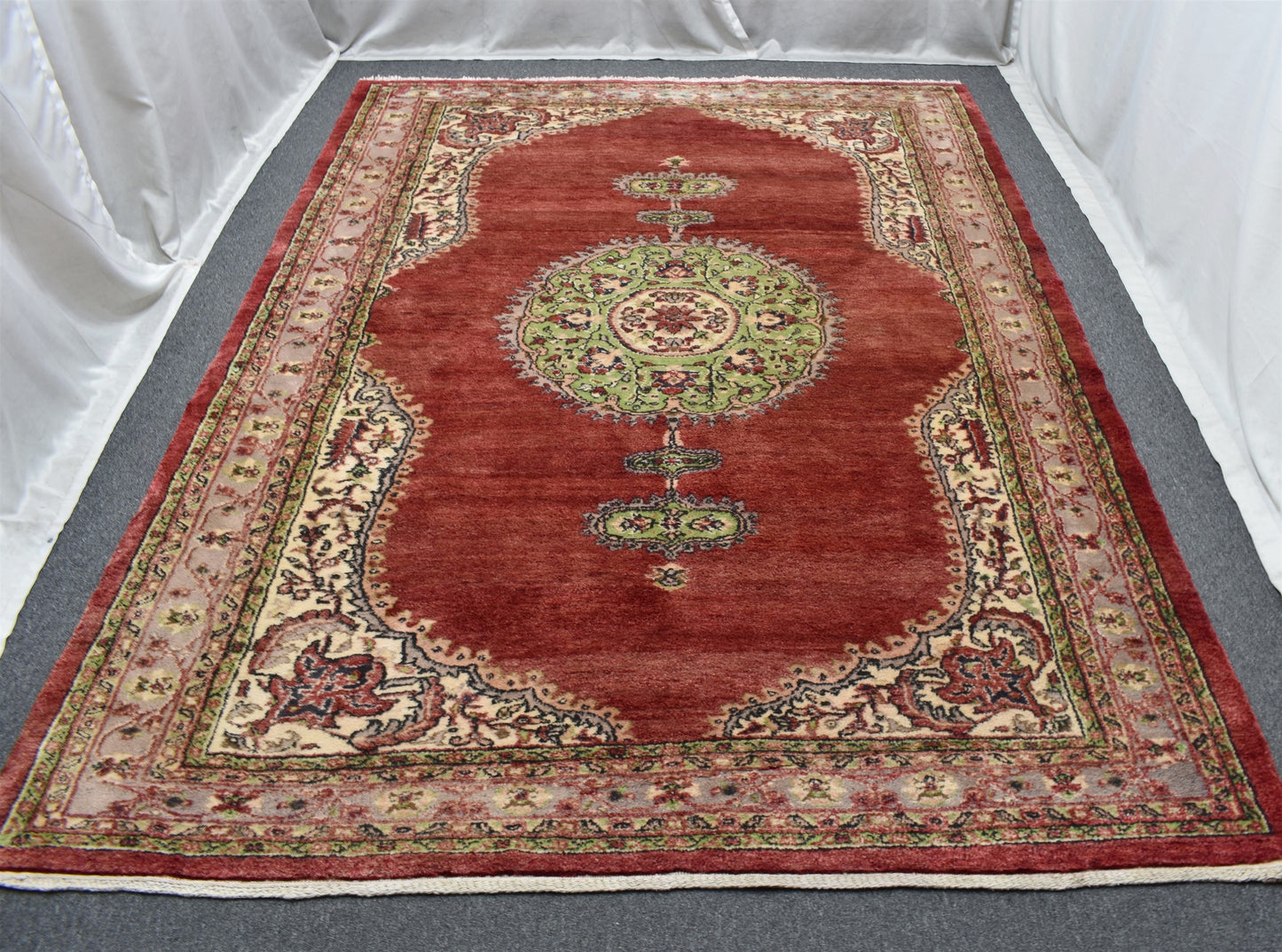 El Dokuma 7m2 Ender Pastel Kangal Sivas Yün Salon Halısı 5356