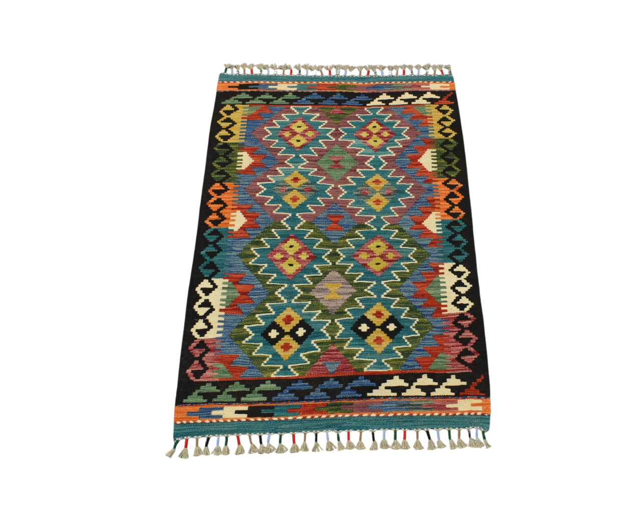 Yeni El Dokuma Nadide Cerit Yörükleri Meşhed İran Yün Kilim 5374
