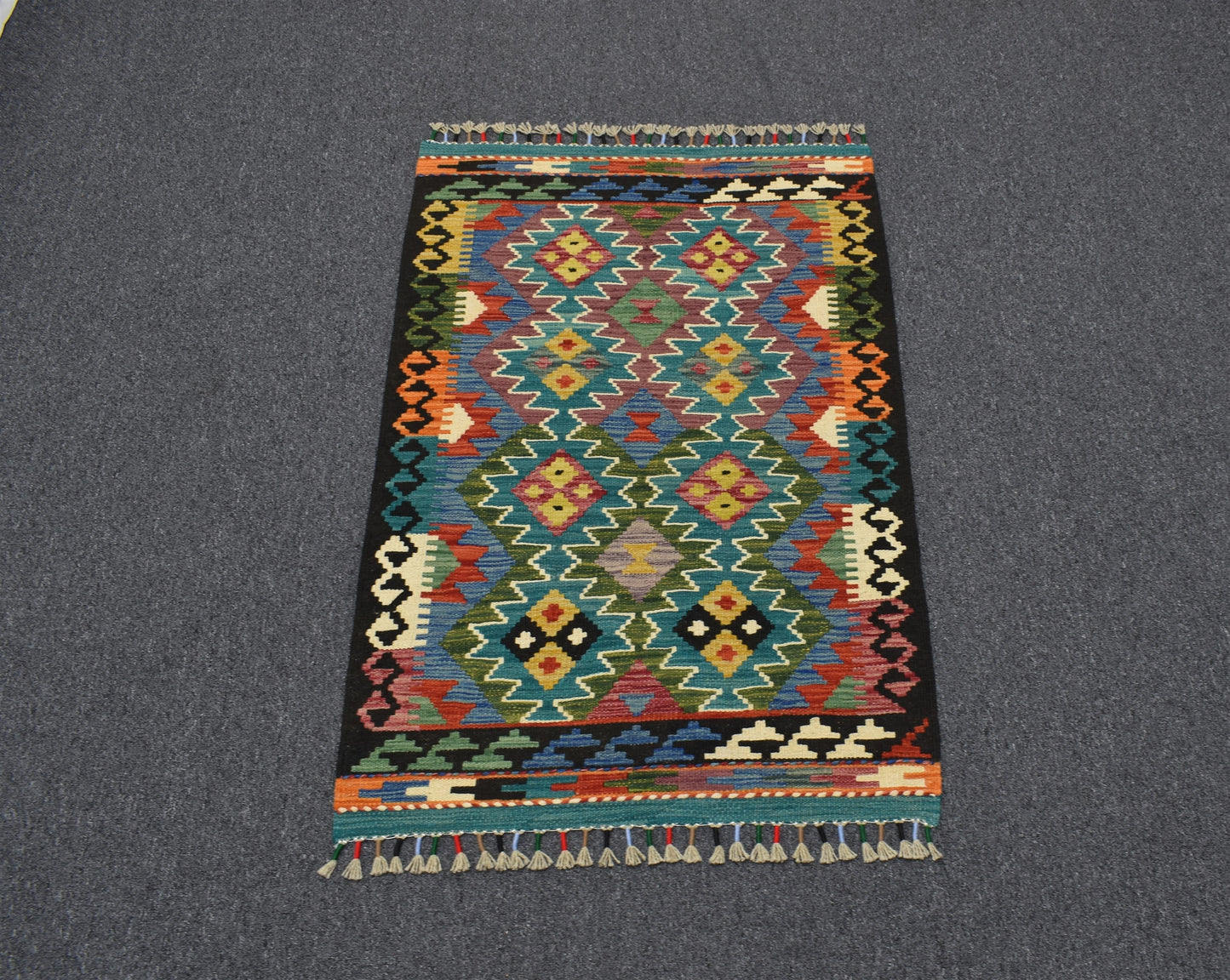 Yeni El Dokuma Nadide Cerit Yörükleri Meşhed İran Yün Kilim 5374