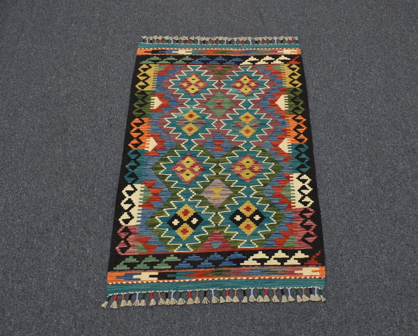 Yeni El Dokuma Nadide Cerit Yörükleri Meşhed İran Yün Kilim 5374