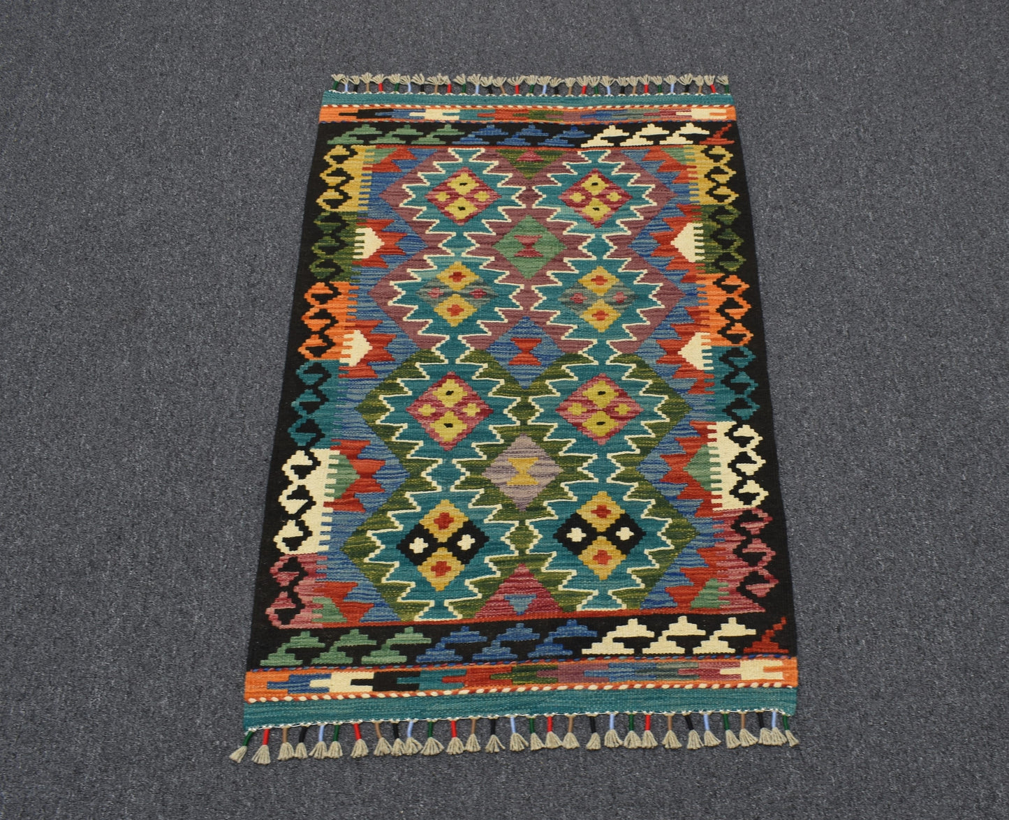 Yeni El Dokuma Nadide Cerit Yörükleri Meşhed İran Yün Kilim 5374