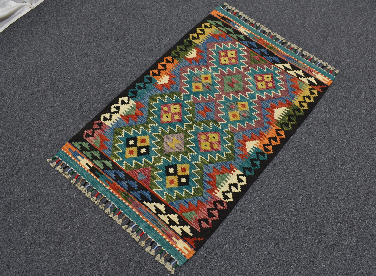 Yeni El Dokuma Nadide Cerit Yörükleri Meşhed İran Yün Kilim 5374