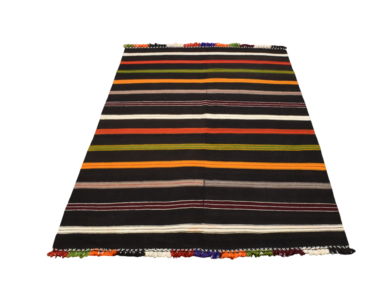 El Dokuma Seçkin Otantik Sivas Şal Perde Yün Kilim 5440