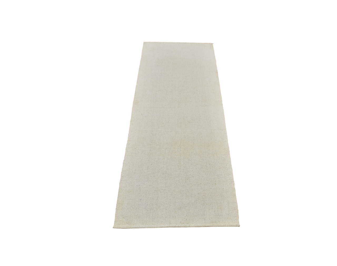 Yeni El Dokuma Eşsiz Ak Pamuklu Beyaz Yörük Mini Yolluk Kilim 5464