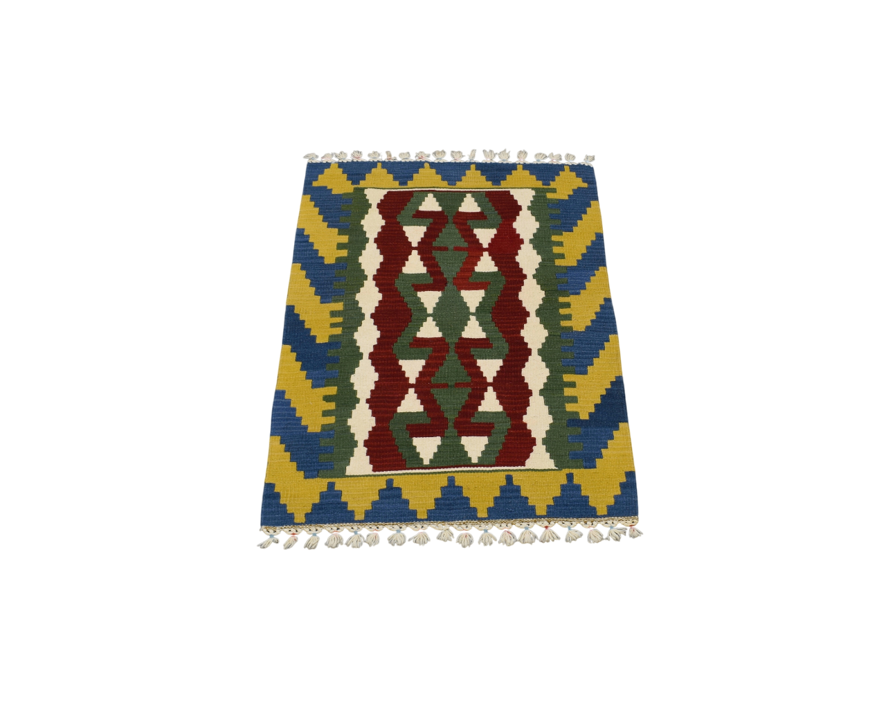 Yeni El Dokuma Eşsiz Güzellikte Pınarbaşı Kayseri Yün Kilim 5492