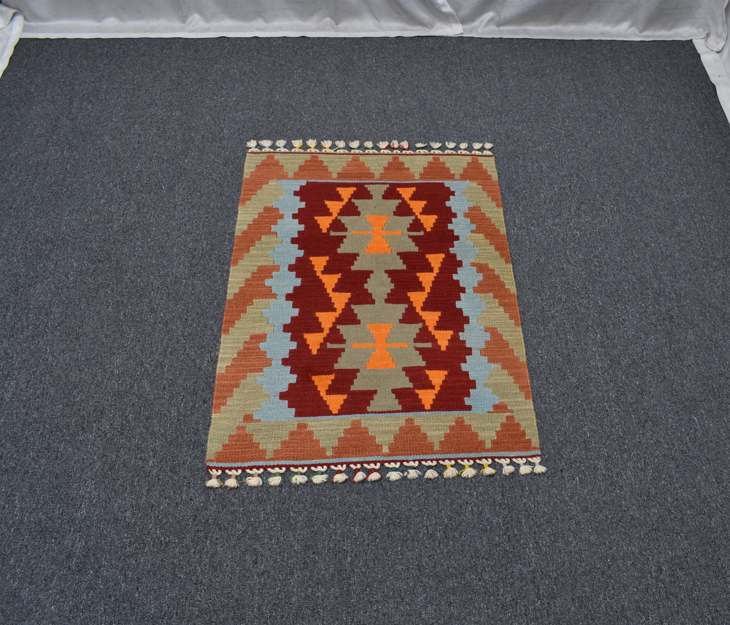 Yeni El Dokuma Nadide Pınarbaşı Kayseri Yün Kilim 5494