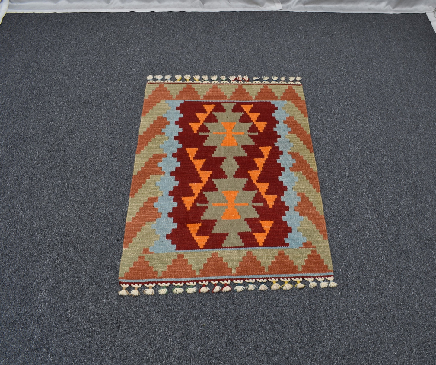 Yeni El Dokuma Nadide Pınarbaşı Kayseri Yün Kilim 5494