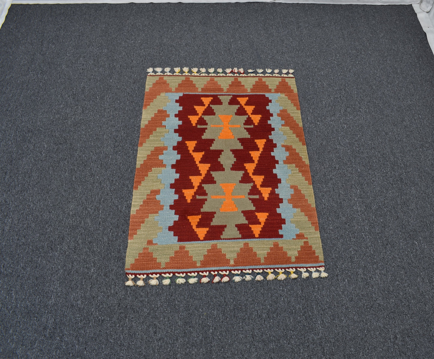 Yeni El Dokuma Nadide Pınarbaşı Kayseri Yün Kilim 5494