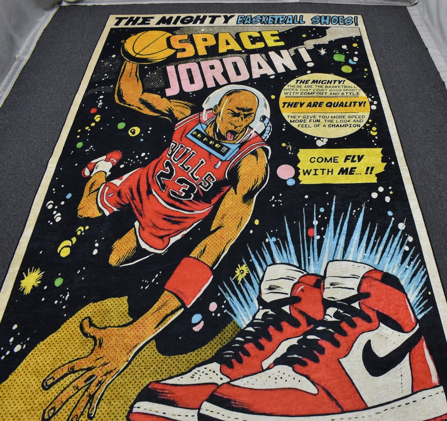 Yeni Dekoratif Basketbol Tasarım Digital Makine Halısı 5531