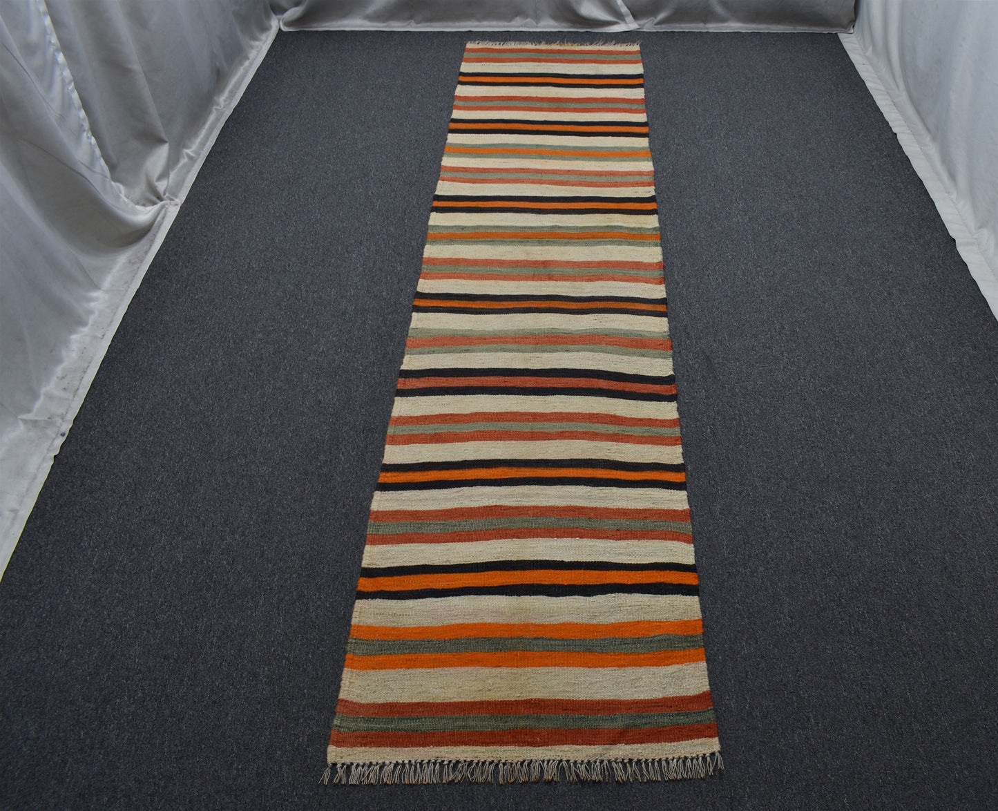 El Dokuması Nadir Naturel Kağızman Yörük Yolluk Yün Kilim 5557