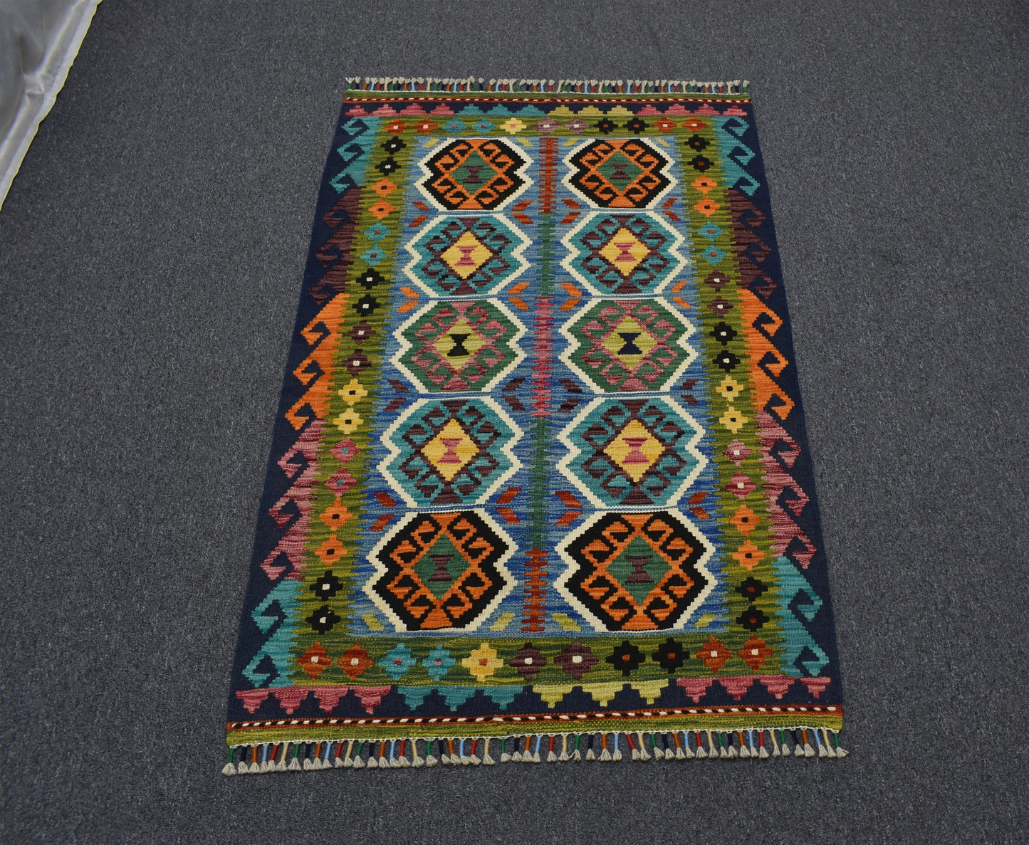 Yeni El Dokuma Seçkin Cerit Yörükleri Meşhed İran Yün Kilim 5579