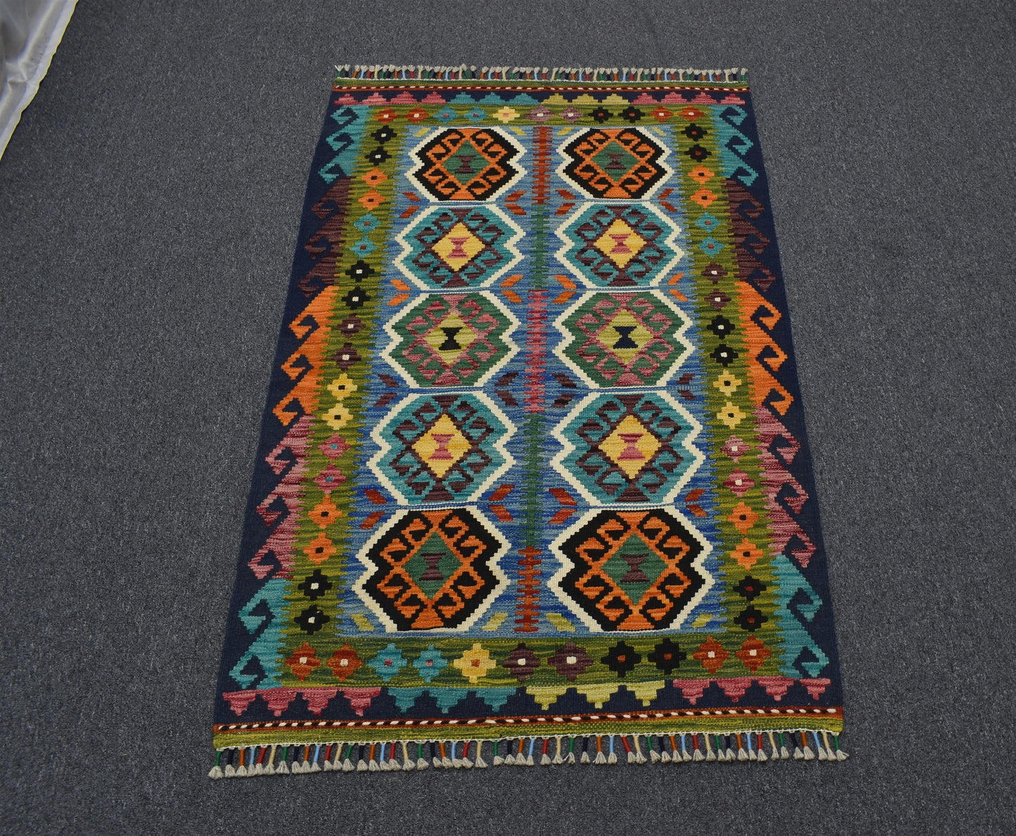 Yeni El Dokuma Seçkin Cerit Yörükleri Meşhed İran Yün Kilim 5579