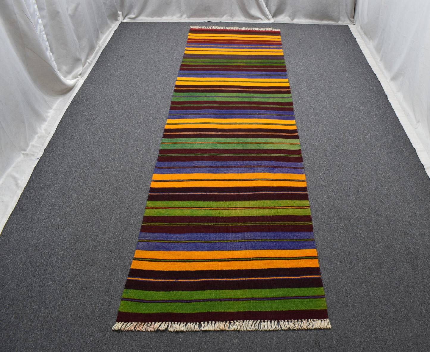 Yeni El Dokuma Nadir Şaheser Sivas Yolluk Yün Kilim 5642
