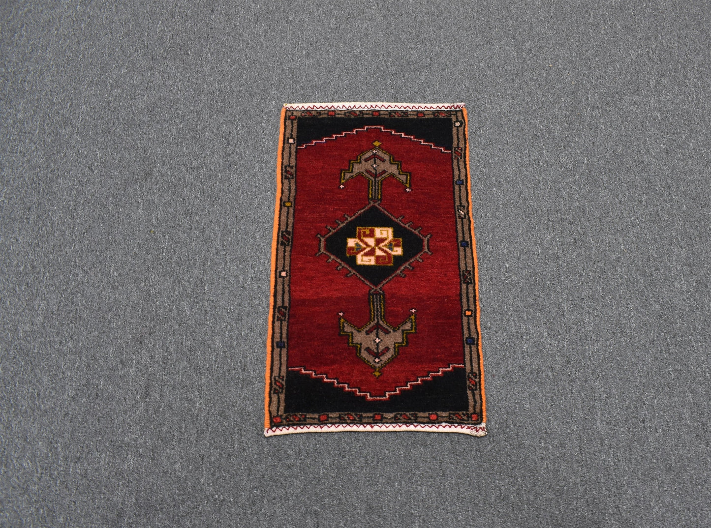 Yeni El Dokuma Dekoratif Nadir Malatya Yün Halı 5876