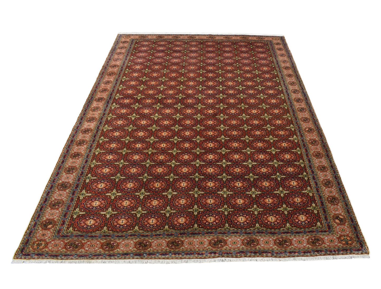 Vintage El Dokuma 6m2 Buhara Model Bünyan Kayseri Yün Halısı 5951
