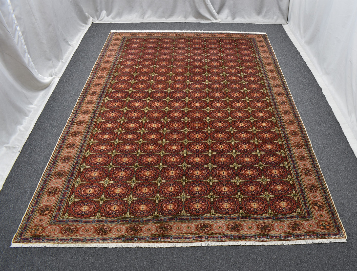 Vintage El Dokuma 6m2 Buhara Model Bünyan Kayseri Yün Halısı 5951