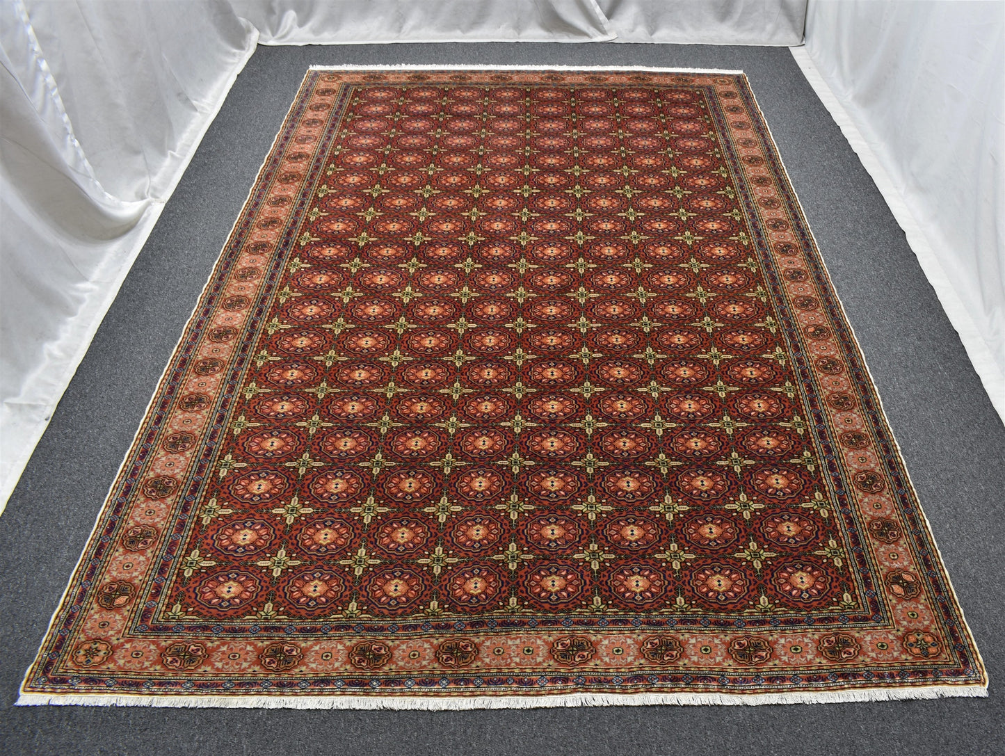 Vintage El Dokuma 6m2 Buhara Model Bünyan Kayseri Yün Halısı 5951