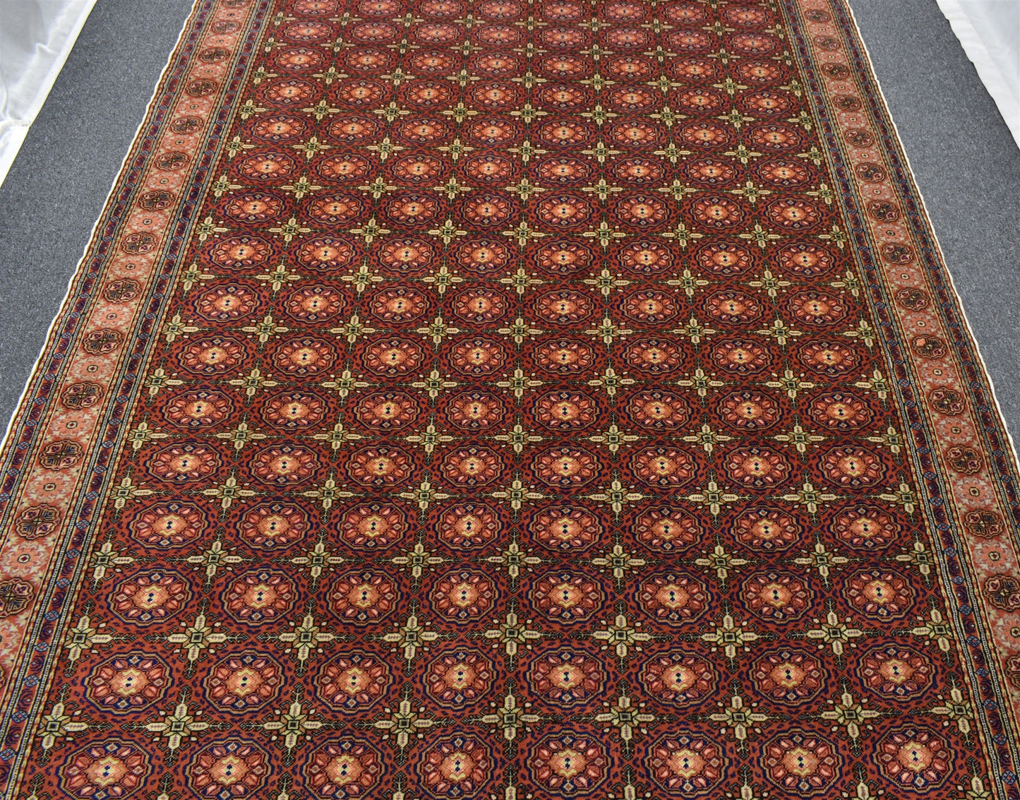 Vintage El Dokuma 6m2 Buhara Model Bünyan Kayseri Yün Halısı 5951