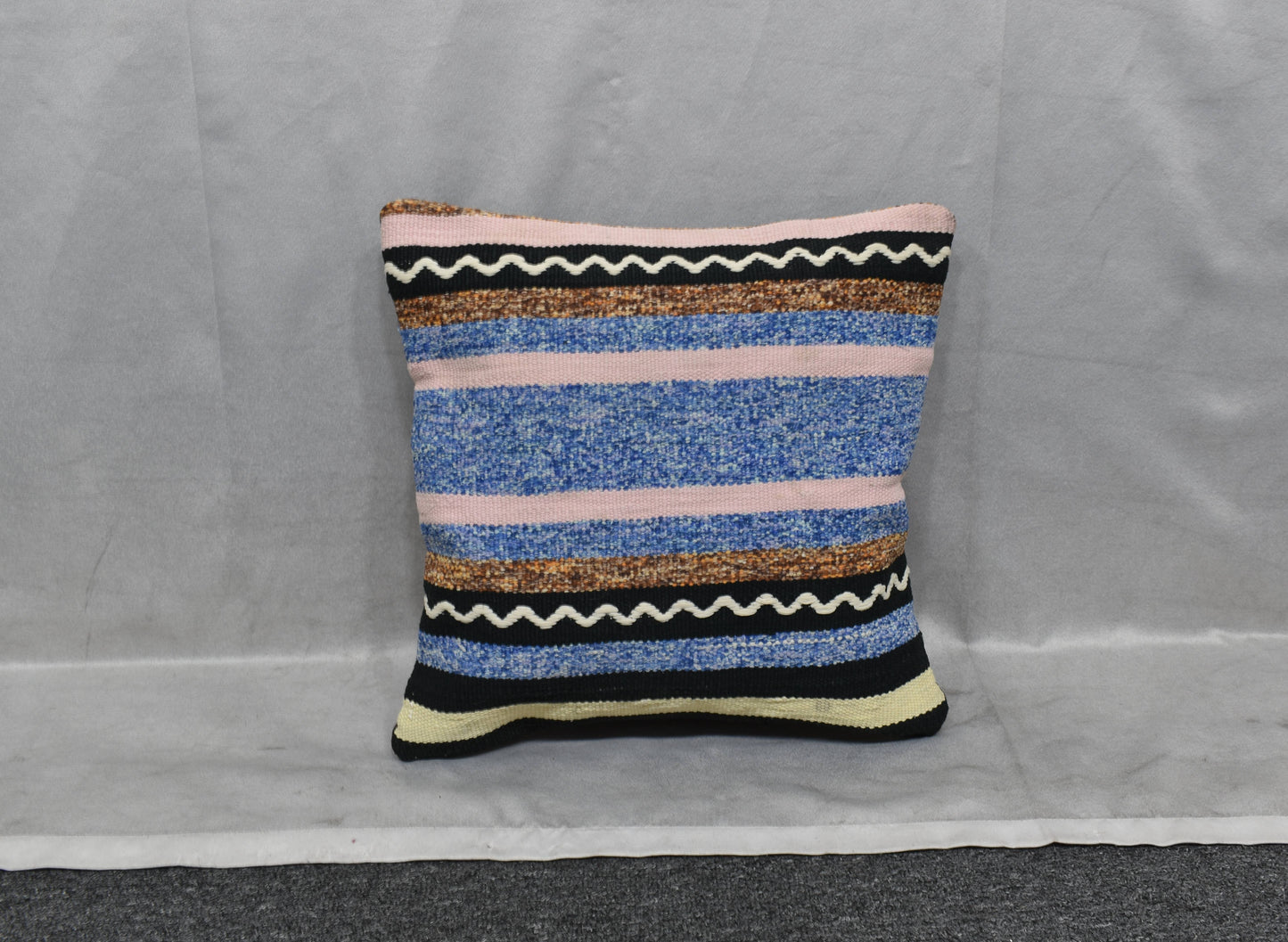 Yeni El Dokuma Dekoratif Kilim Kırlent Yastık Kılıfı 6005