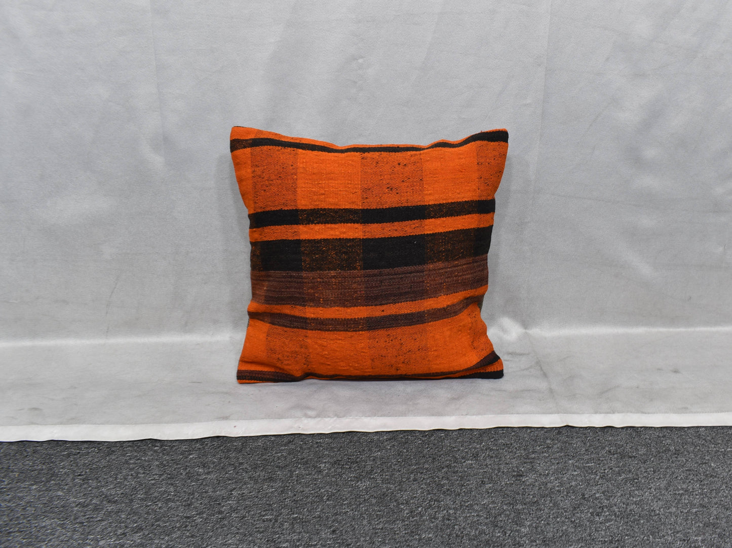 Yeni El Dokuma Dekoratif Kilim Kırlent Yastık Kılıfı 6014