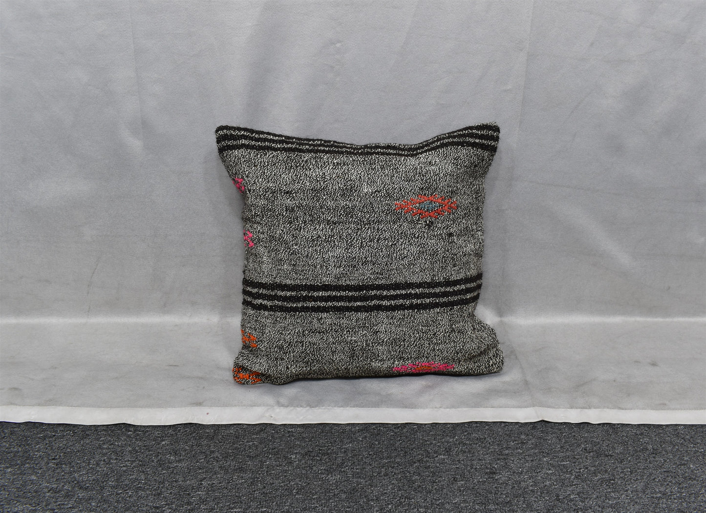 Yeni El Dokuma Dekoratif Kilim Kırlent Yastık Kılıfı 6015