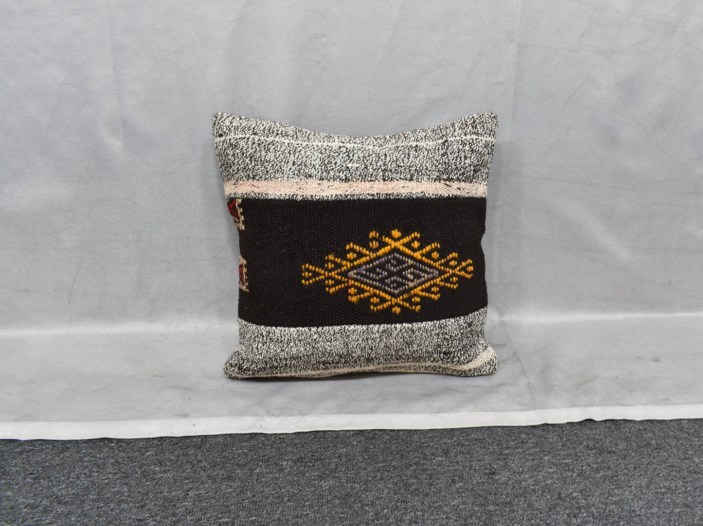 Yeni El Dokuma Dekoratif Kilim Kırlent Yastık Kılıfı 6021