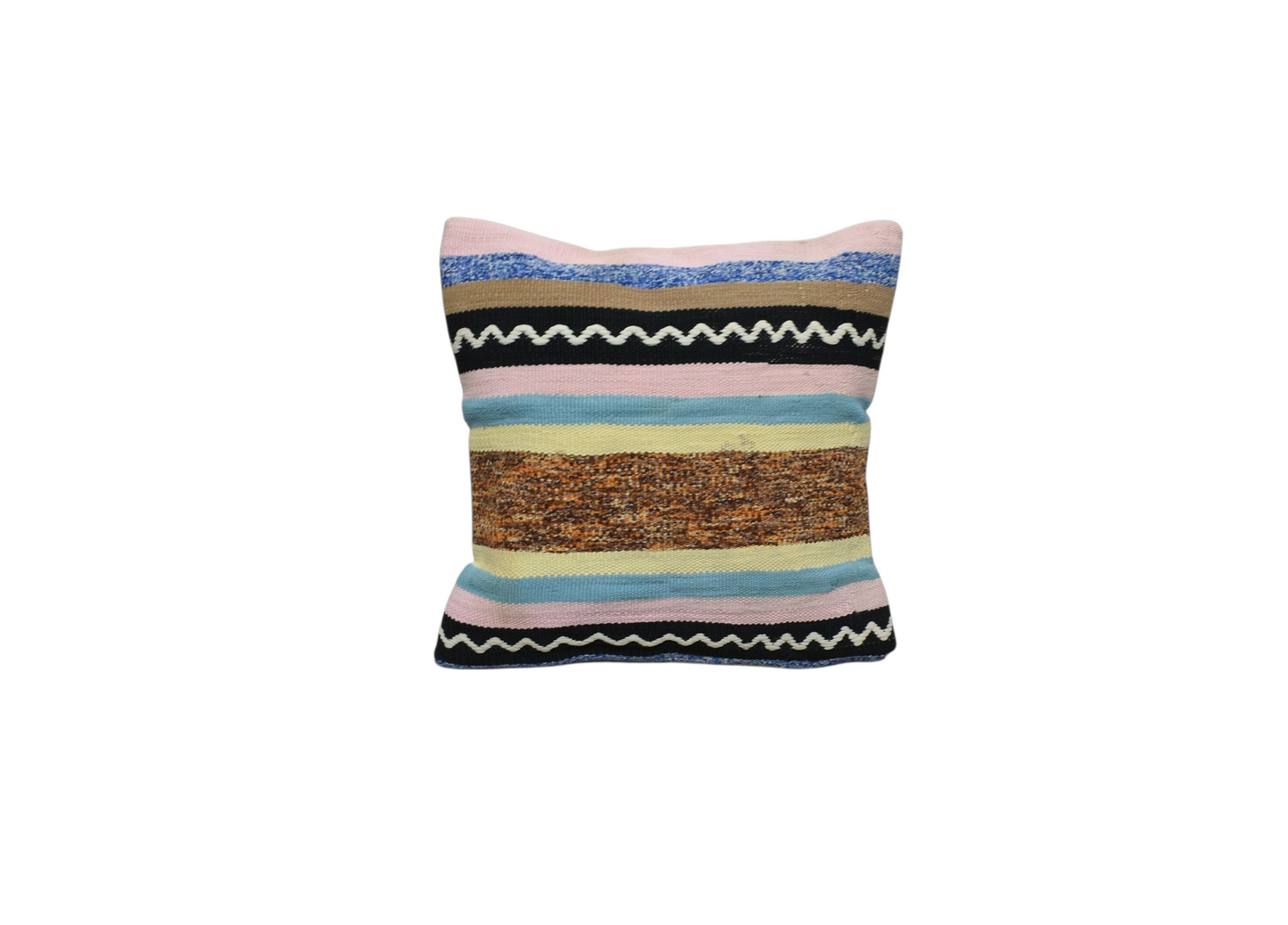 Yeni El Dokuma Dekoratif Kilim Kırlent Yastık Kılıfı 6022