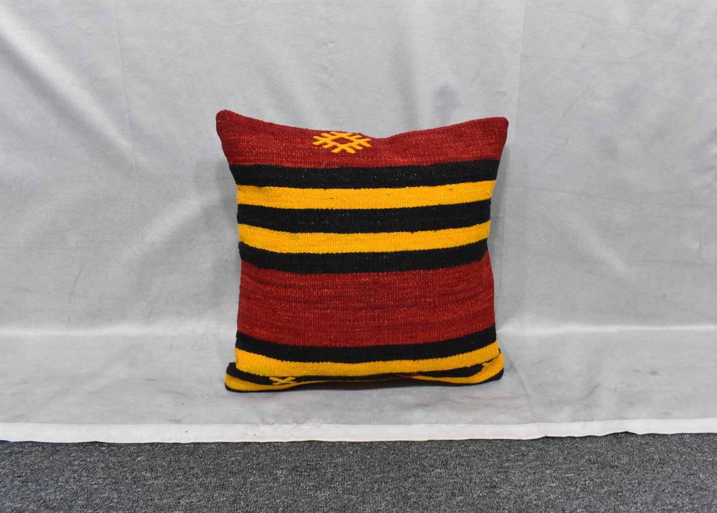 Yeni El Dokuma Dekoratif Kilim Kırlent Yastık Kılıfı 6031