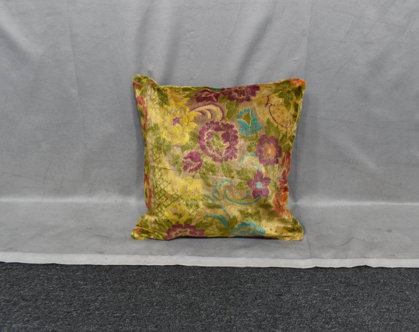 Yeni Kadife Dokuma Dekoratif Kilim Kırlent Yastık Kılıfı 6034