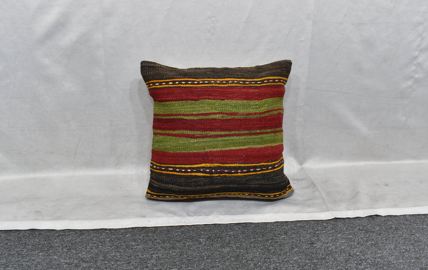 Yeni El Dokuma Dekoratif Kilim Kırlent Yastık Kılıfı 6044
