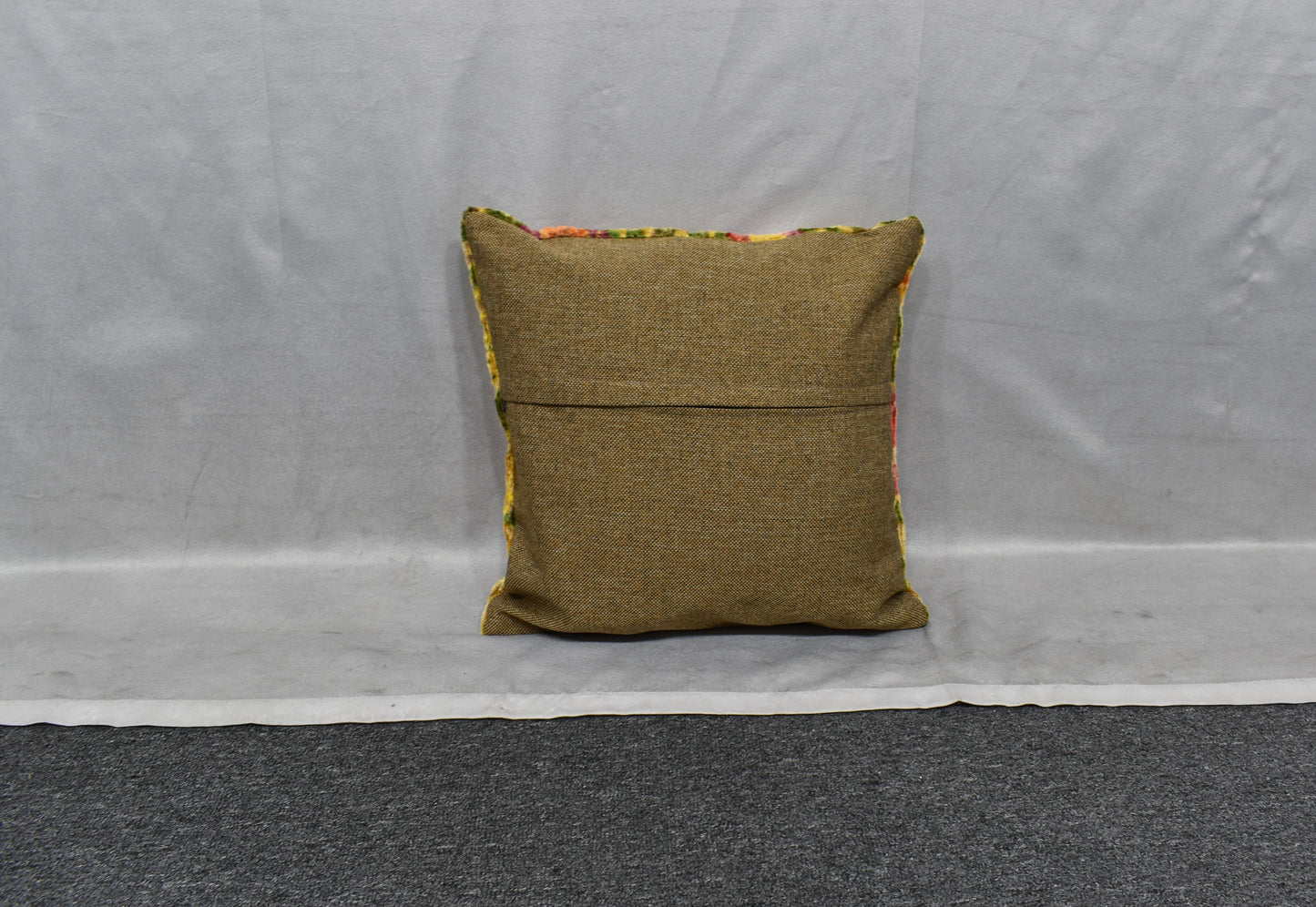 Yeni Kadife Dokuma Dekoratif Kilim Kırlent Yastık Kılıfı 6045