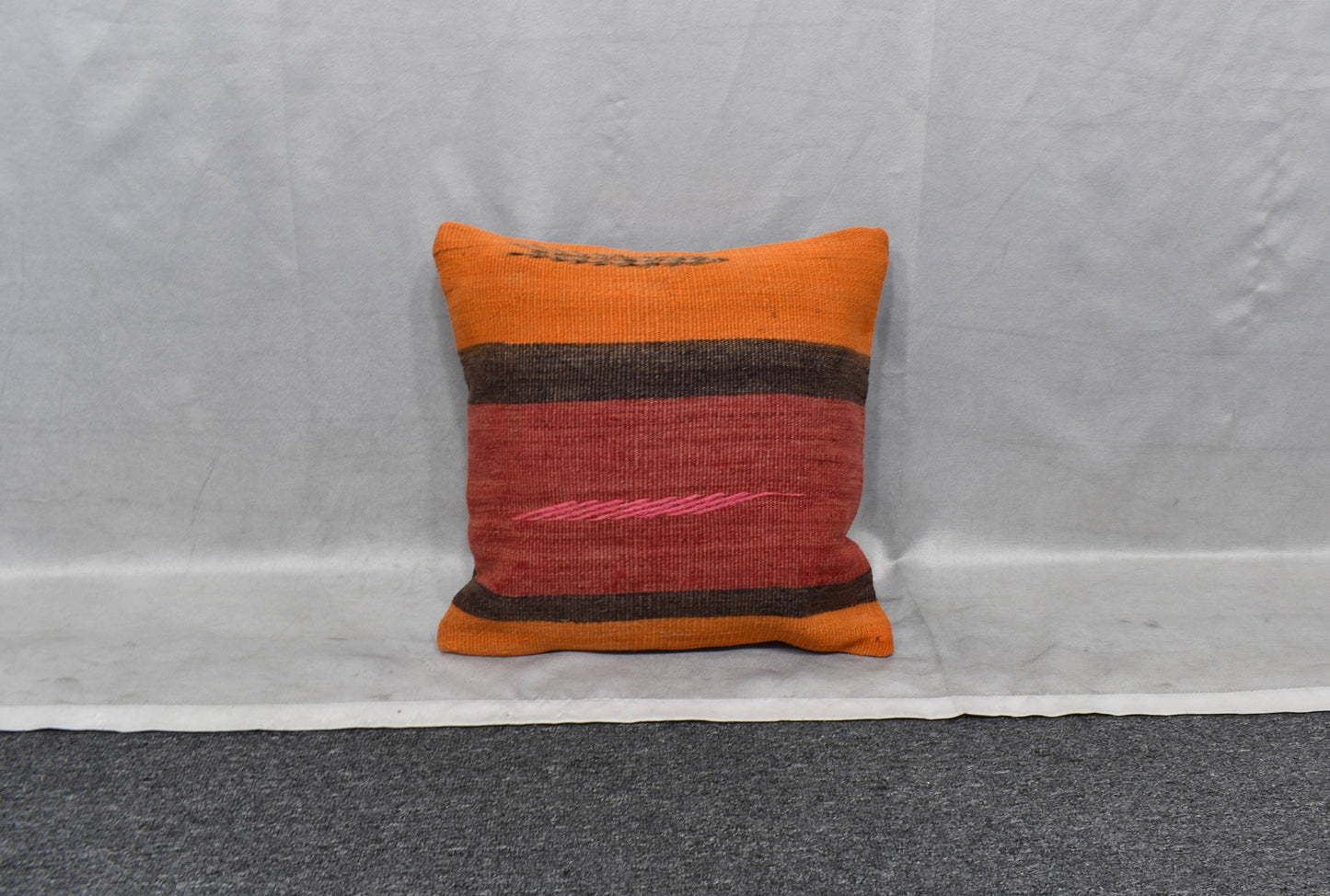 Yeni El Dokuma Dekoratif Kilim Kırlent Yastık Kılıfı 6053
