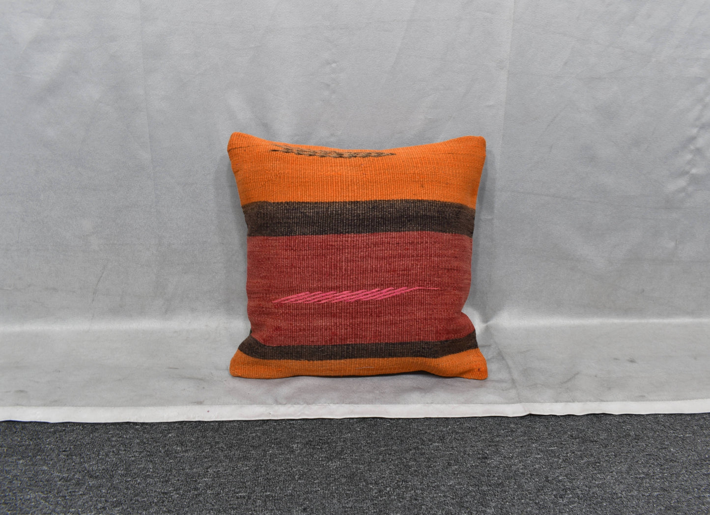 Yeni El Dokuma Dekoratif Kilim Kırlent Yastık Kılıfı 6053