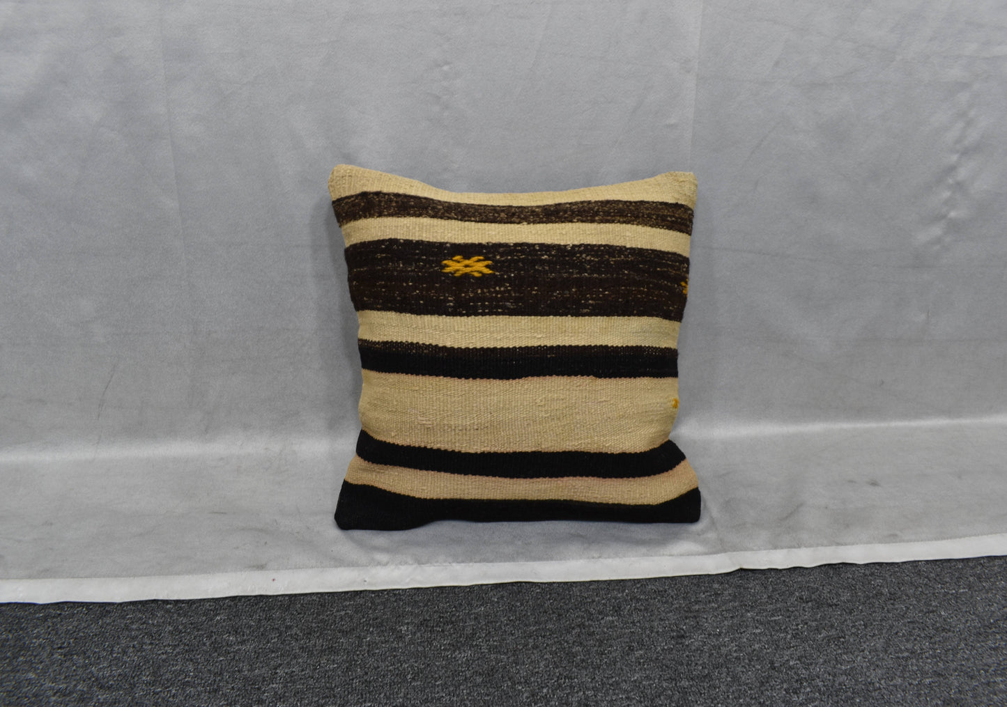 Yeni El Dokuma Dekoratif Kilim Kırlent Yastık Kılıfı 6058