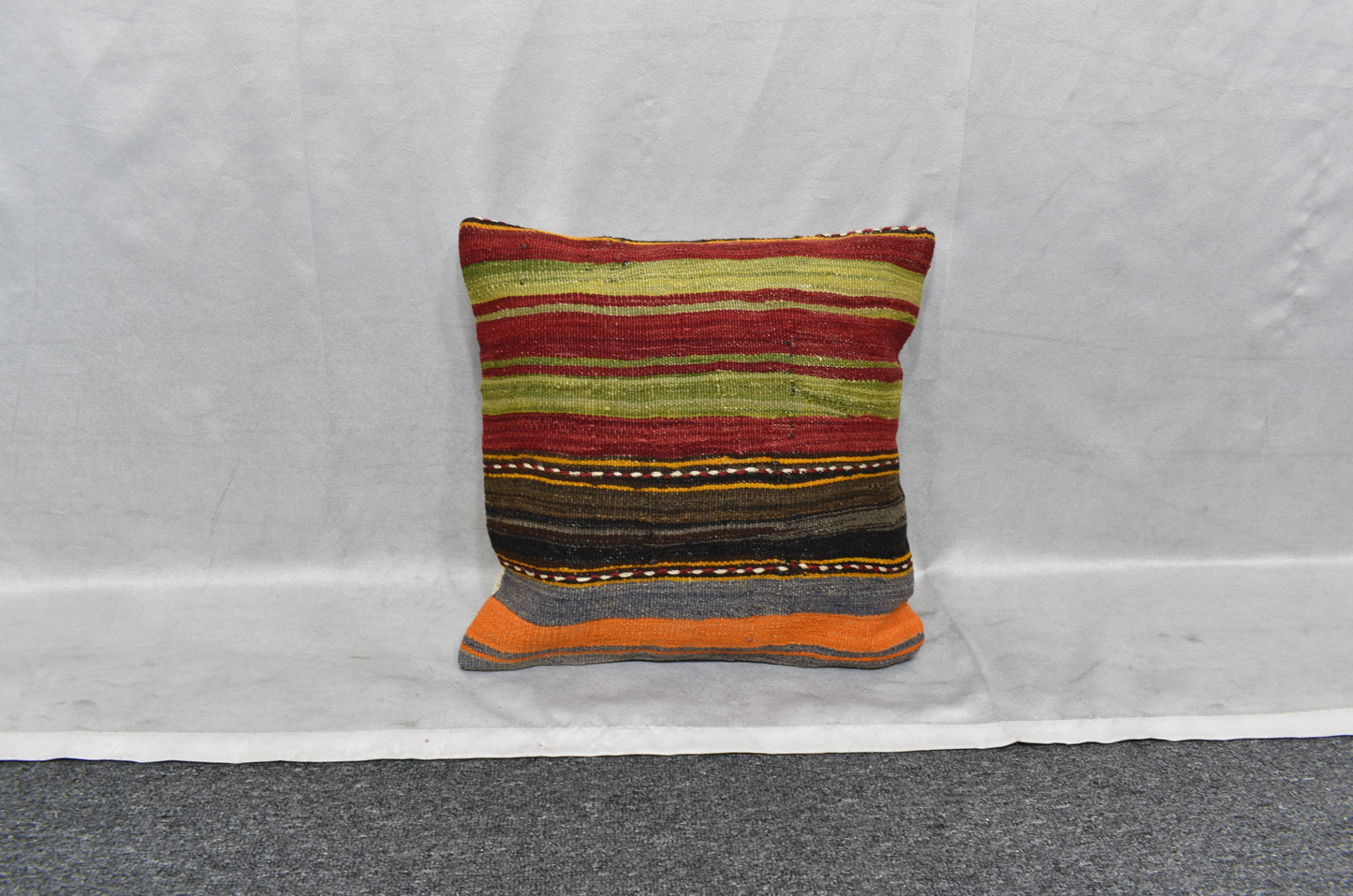 Yeni El Dokuma Dekoratif Kilim Kırlent Yastık Kılıfı 6063