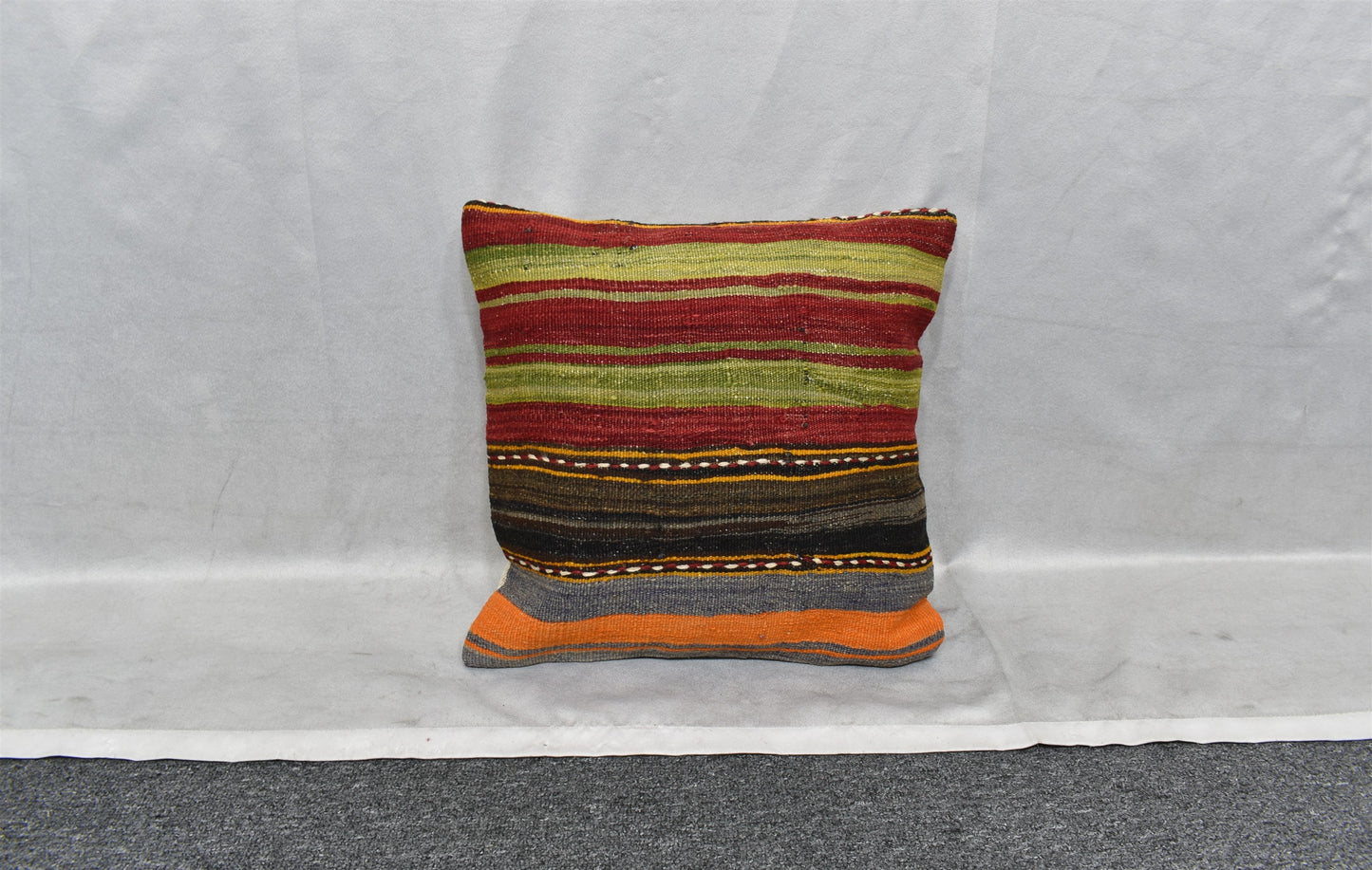 Yeni El Dokuma Dekoratif Kilim Kırlent Yastık Kılıfı 6063