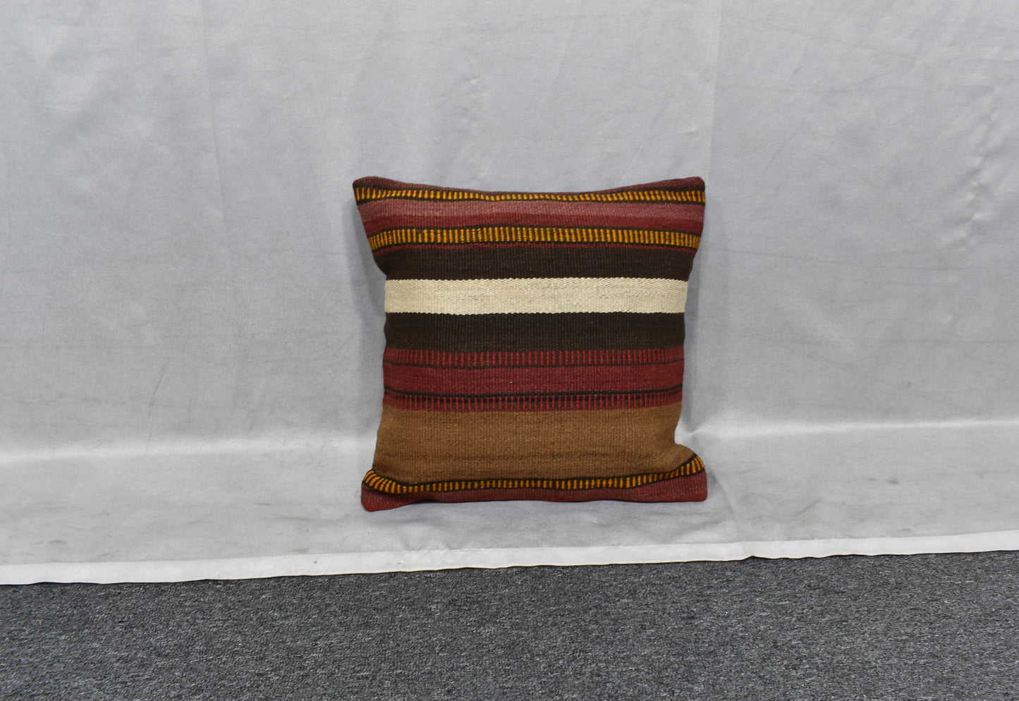 Yeni El Dokuma Dekoratif Kilim Kırlent Yastık Kılıfı 6073
