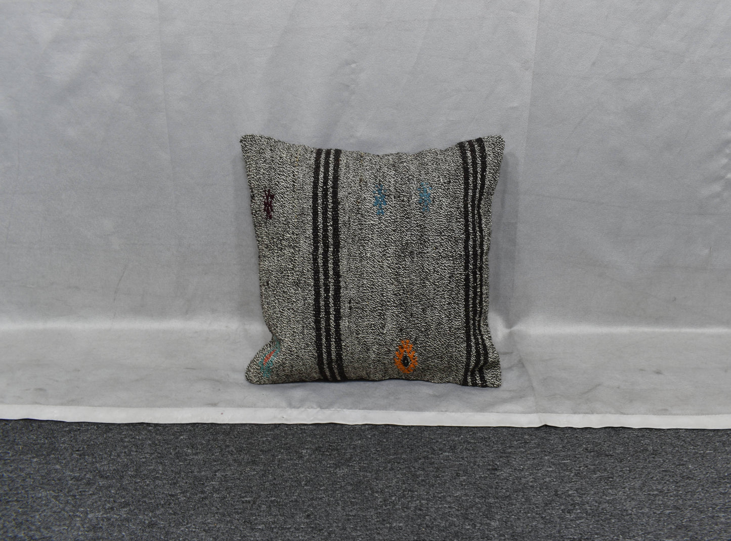 Yeni El Dokuma Dekoratif Kilim Kırlent Yastık Kılıfı 6074