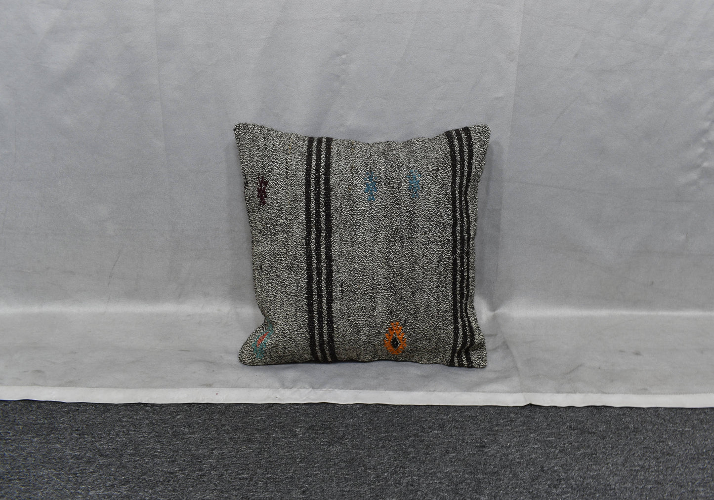 Yeni El Dokuma Dekoratif Kilim Kırlent Yastık Kılıfı 6074