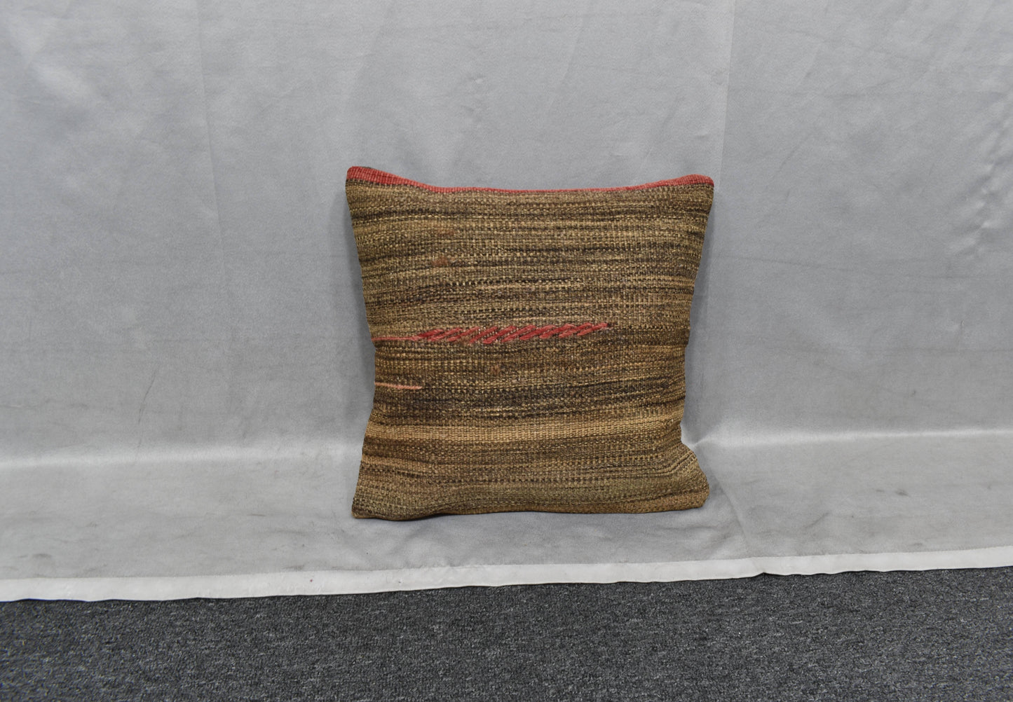 Yeni El Dokuma Dekoratif Kilim Kırlent Yastık Kılıfı 6080