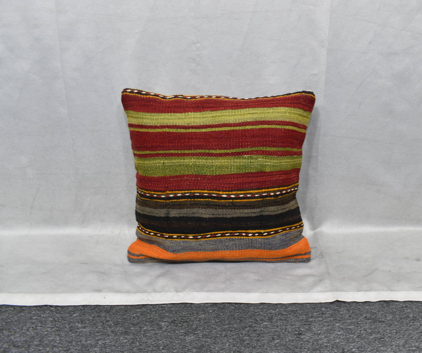 Yeni El Dokuma Dekoratif Kilim Kırlent Yastık Kılıfı 6083