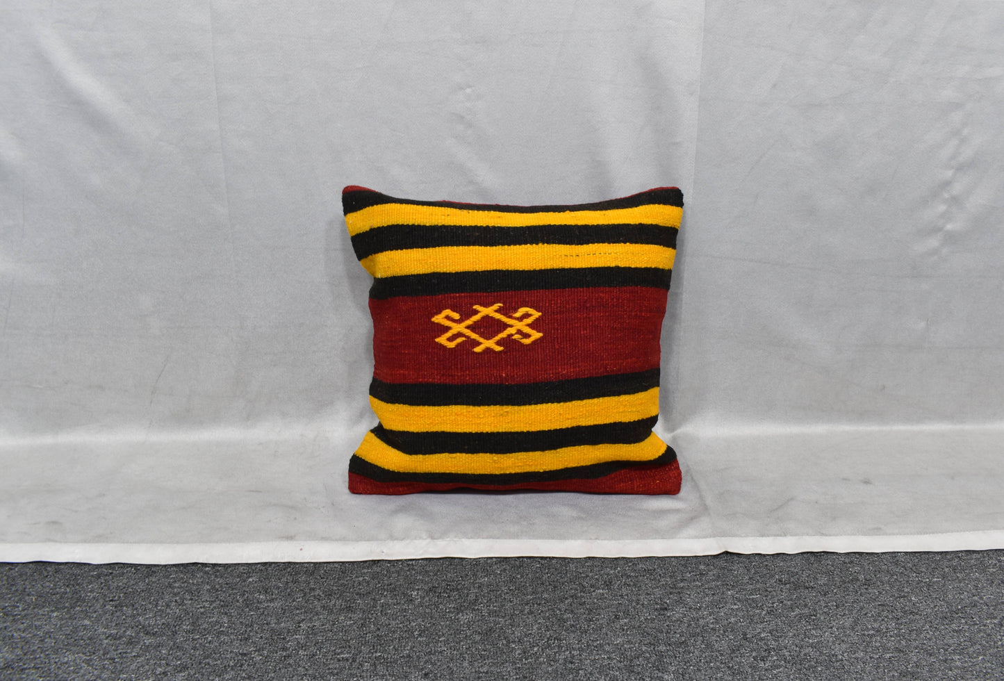 Yeni El Dokuma Dekoratif Kilim Kırlent Yastık Kılıfı 6084