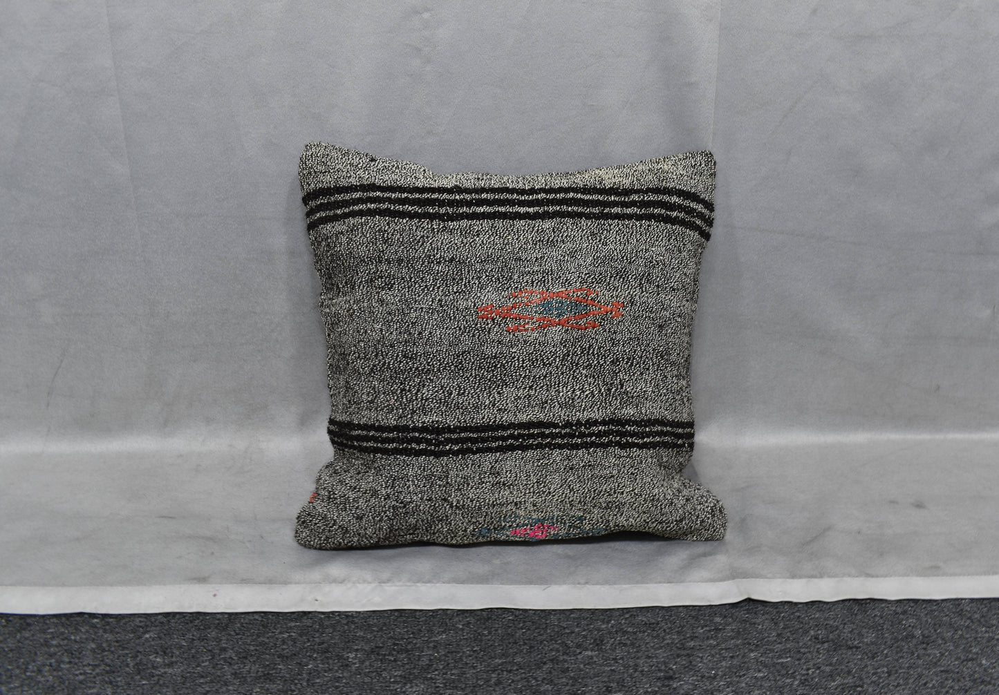Yeni El Dokuma Dekoratif Kilim Kırlent Yastık Kılıfı 6088