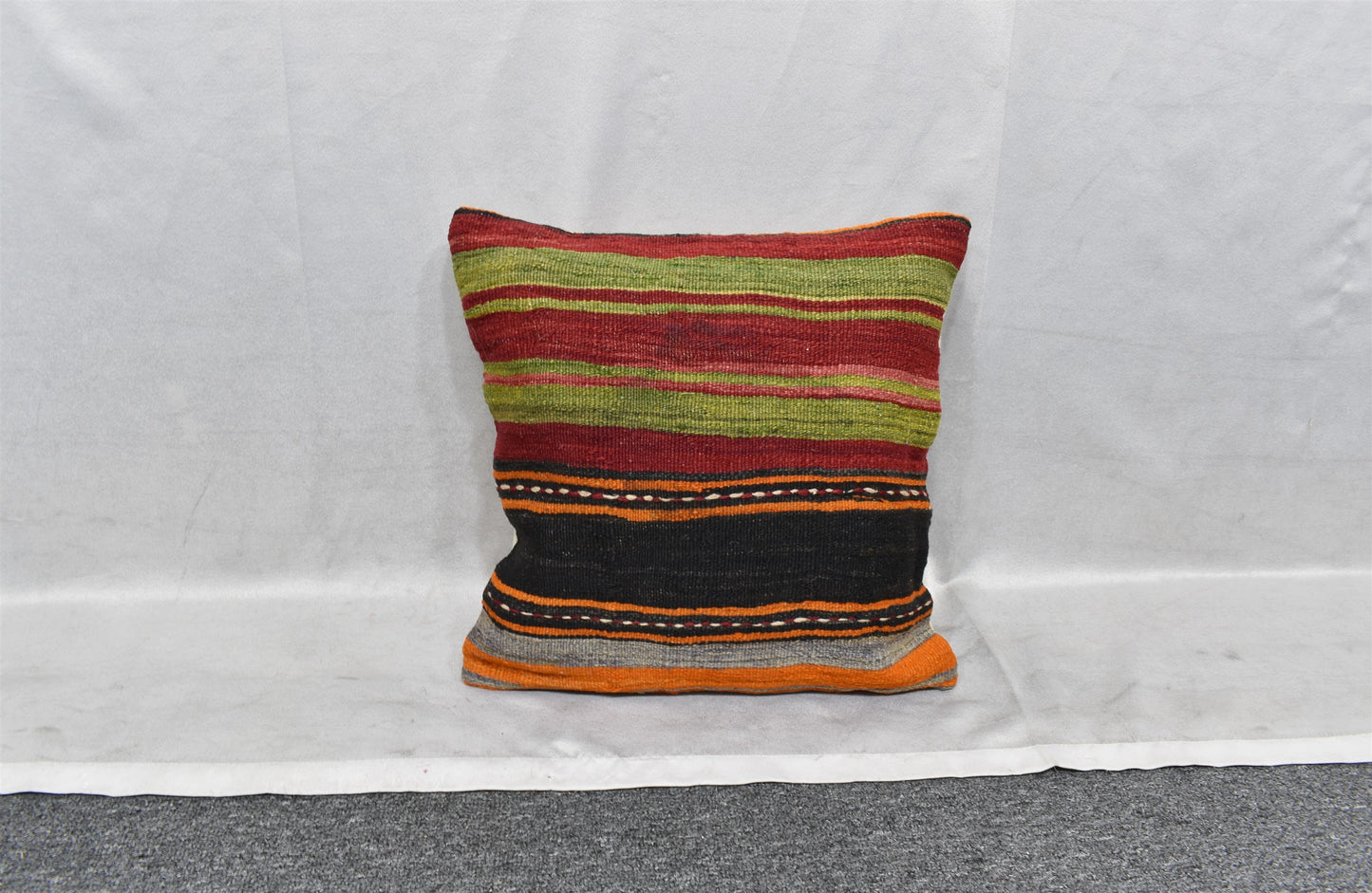 Yeni El Dokuma Dekoratif Kilim Kırlent Yastık Kılıfı 6089
