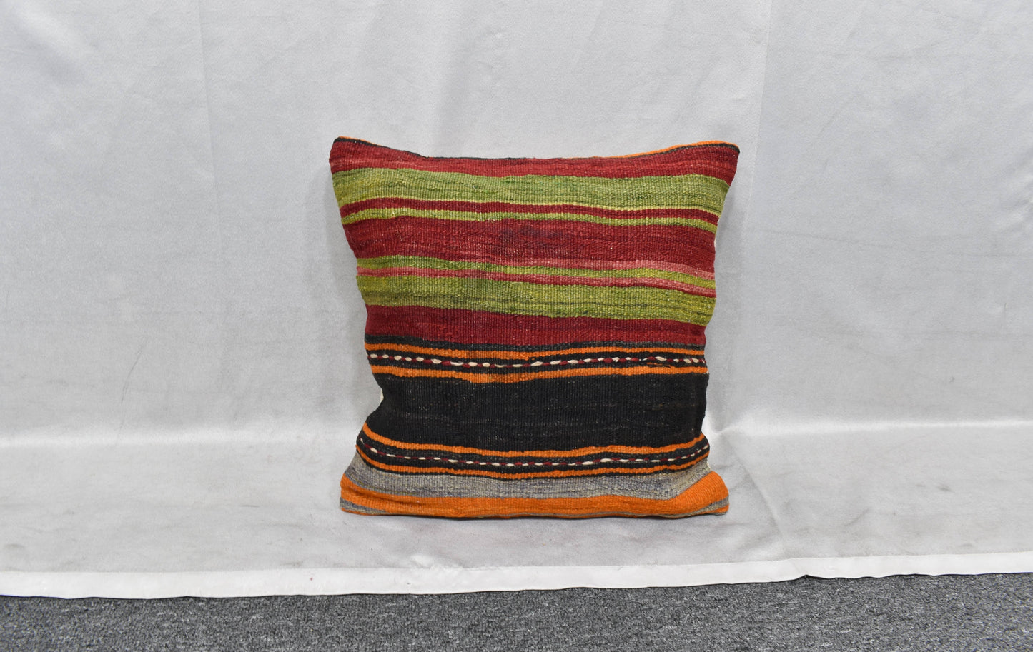 Yeni El Dokuma Dekoratif Kilim Kırlent Yastık Kılıfı 6089