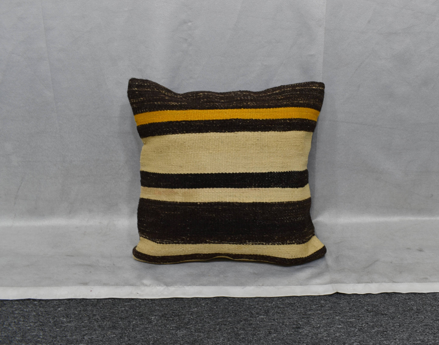Yeni El Dokuma Dekoratif Kilim Kırlent Yastık Kılıfı 6092