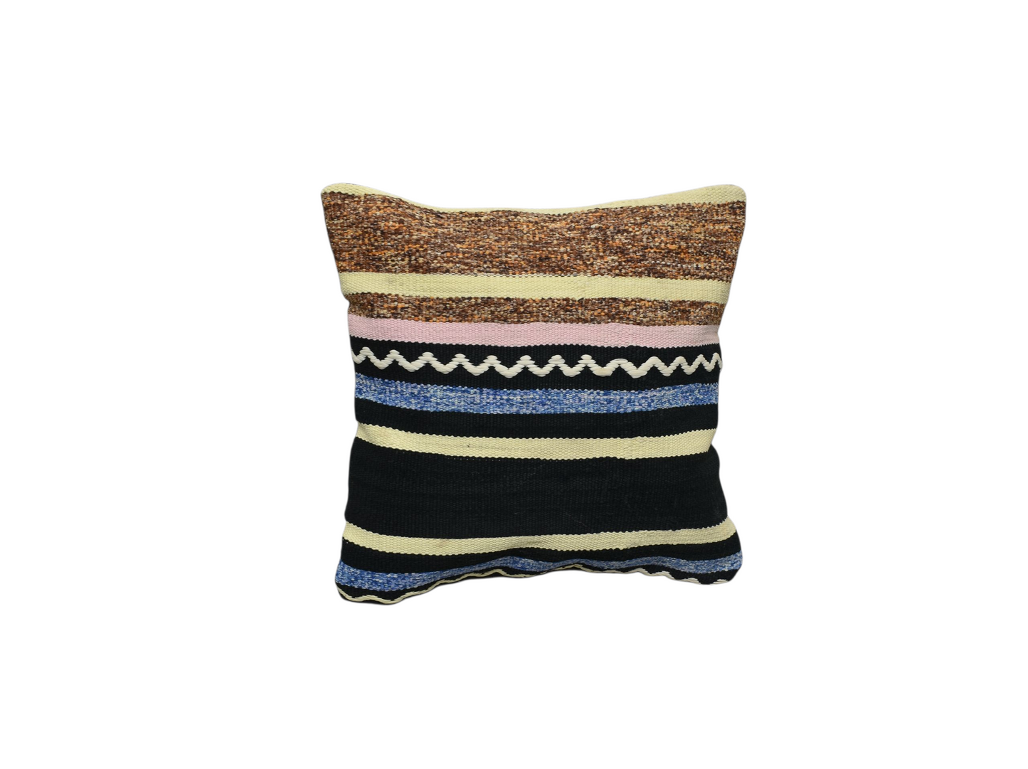 Yeni El Dokuma Dekoratif Kilim Kırlent Yastık Kılıfı 6098