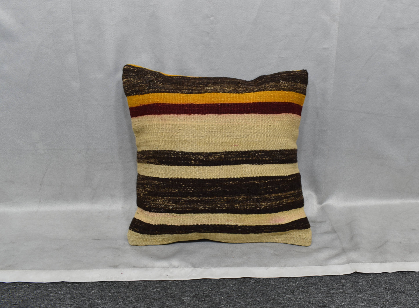 Yeni El Dokuma Dekoratif Kilim Kırlent Yastık Kılıfı 6099