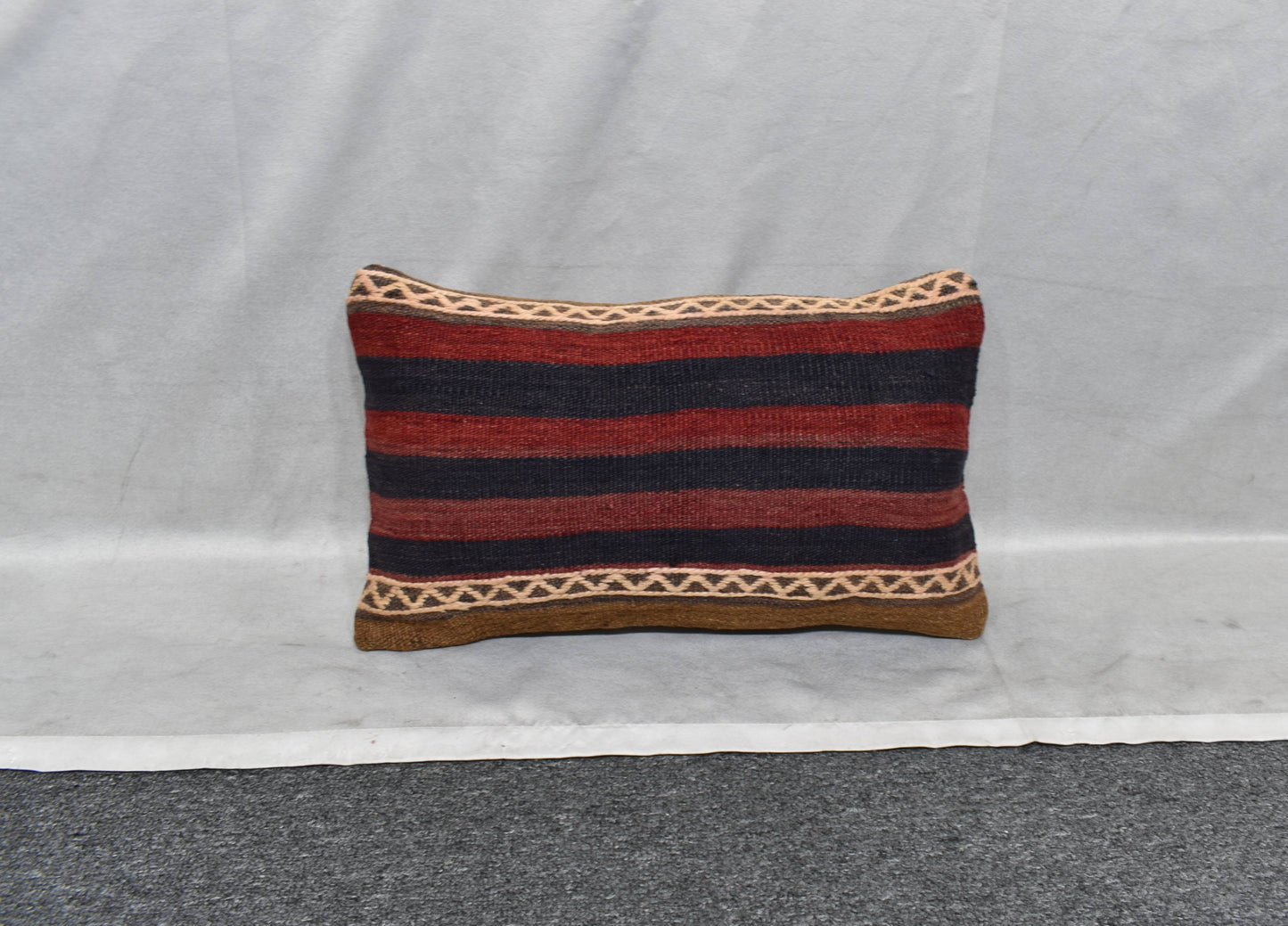 Yeni El Dokuma Dekoratif Lumbar Kilim Kırlent Yastık Kılıfı 6100